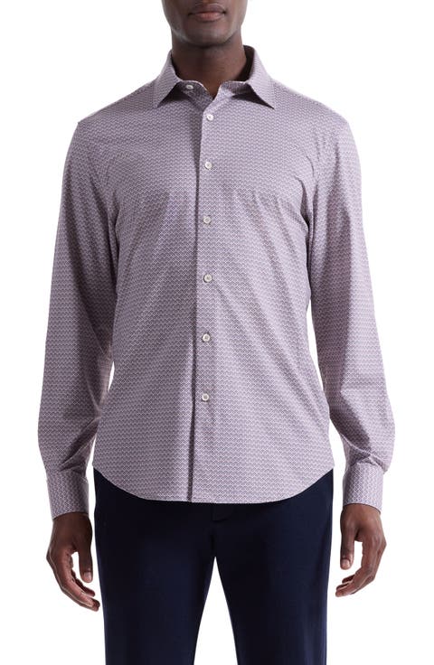 James OoohCotton® Diamond Geo Button-Up Shirt