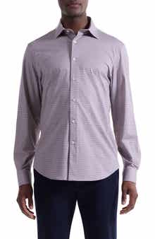 Bugatchi James OoohCotton® Diamond Geo Button-Up Shirt
