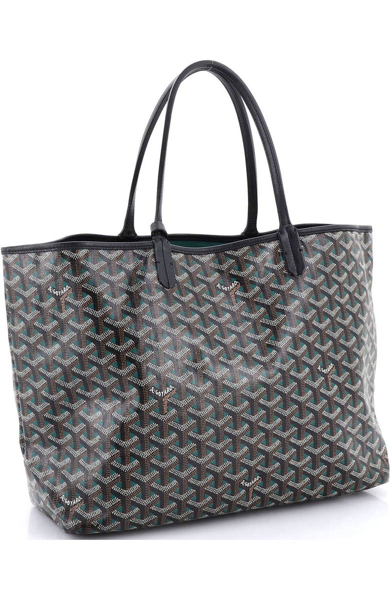 Pre-Owned Goyard Saint Louis Tote Claire Voie Coated Canvas PM, Alternate, color, Green