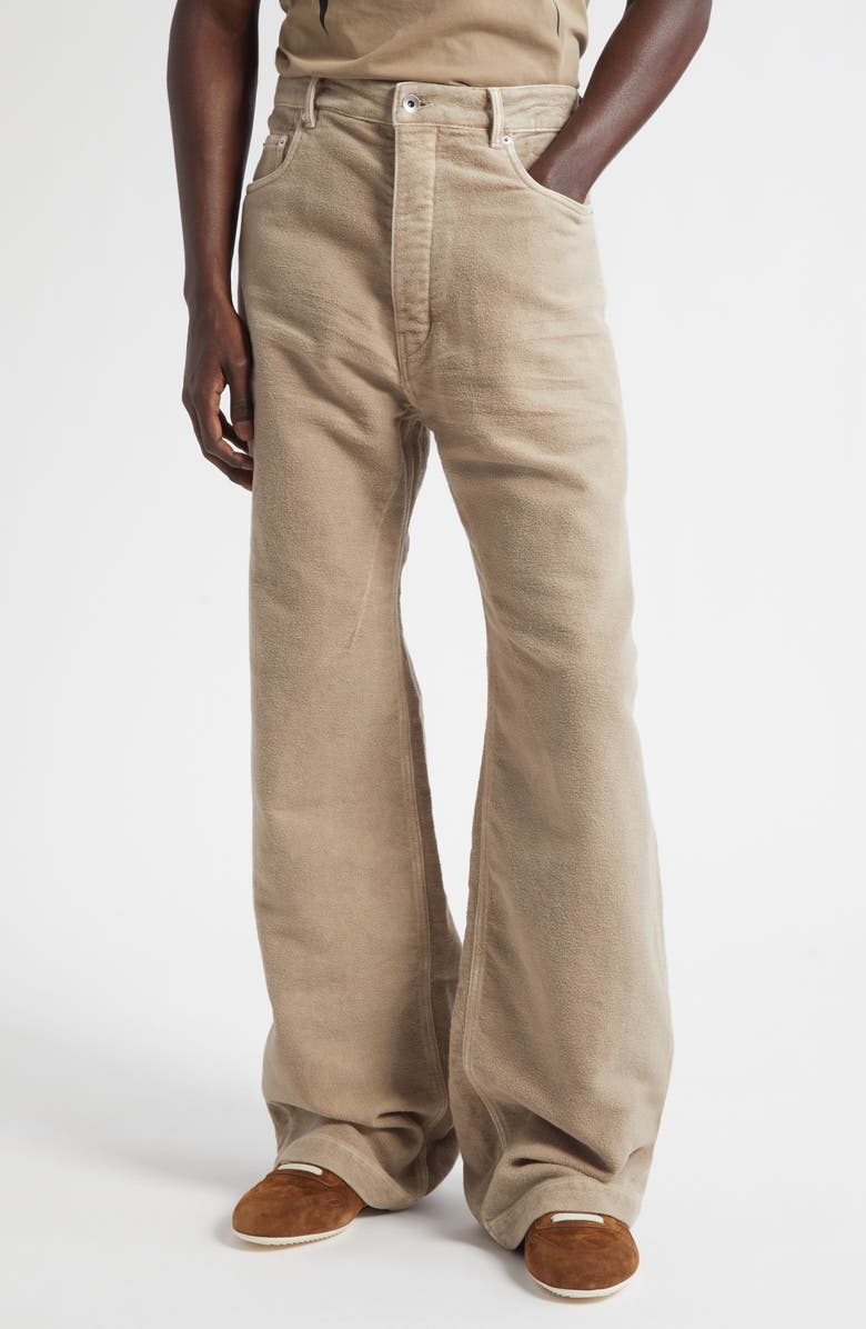 Rick Owens DRKSHDW Geth Wide Leg Jeans, Main, color, Dirty Pearl