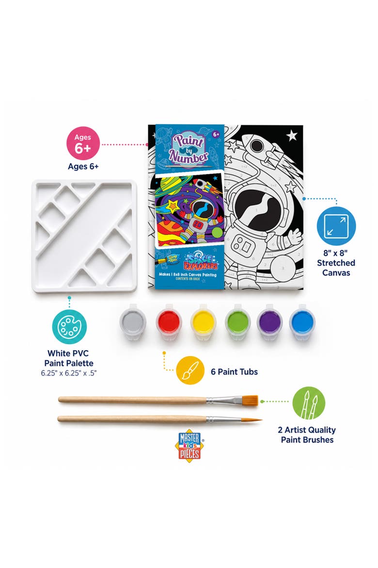 Space Explorers - Paint by Number Kids, Alternate, color, Multicolor