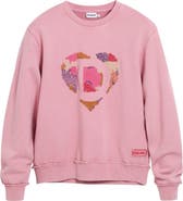 Desigual Heart Embroidered Cotton Graphic Sweatshirt