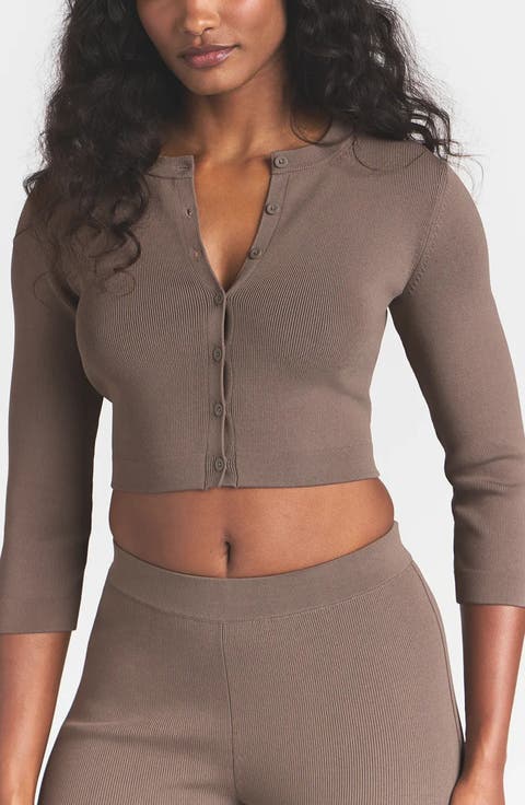 Refined Knit Crop Cardigan