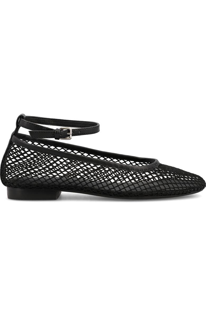 MIA Roz Ankle Strap Flat, Alternate, color, Black