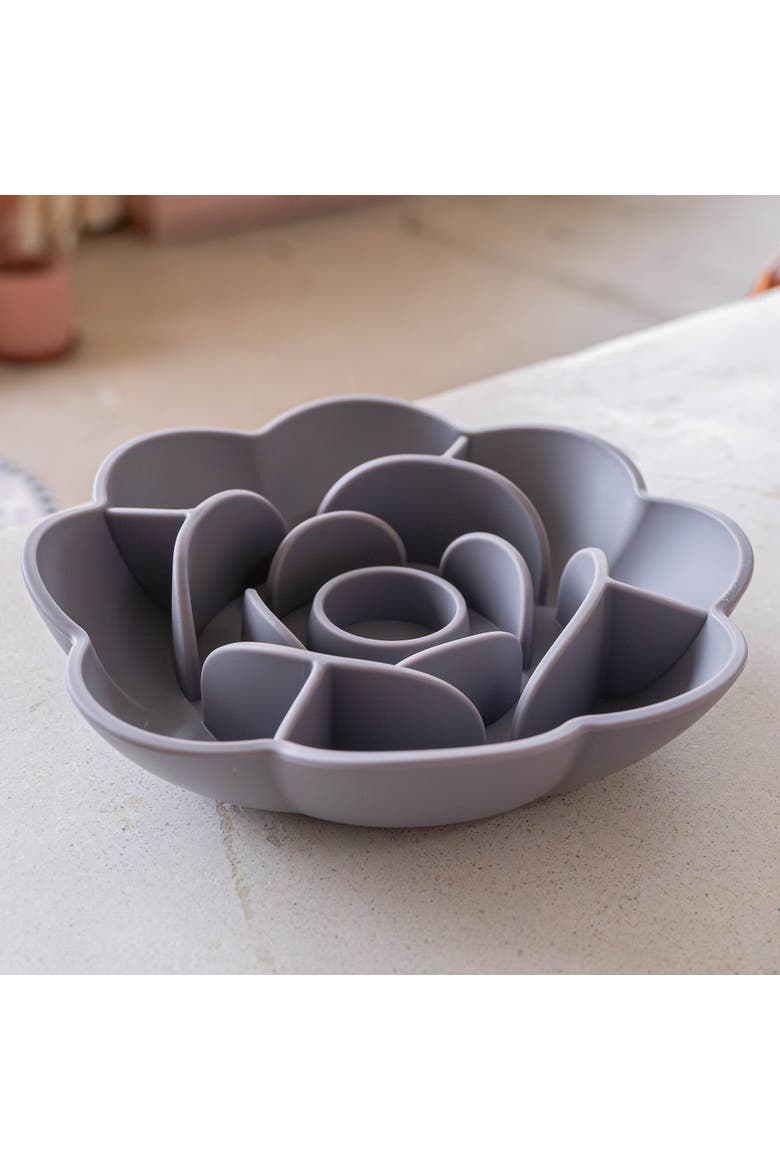 Slow Feeder, Alternate, color, Gray