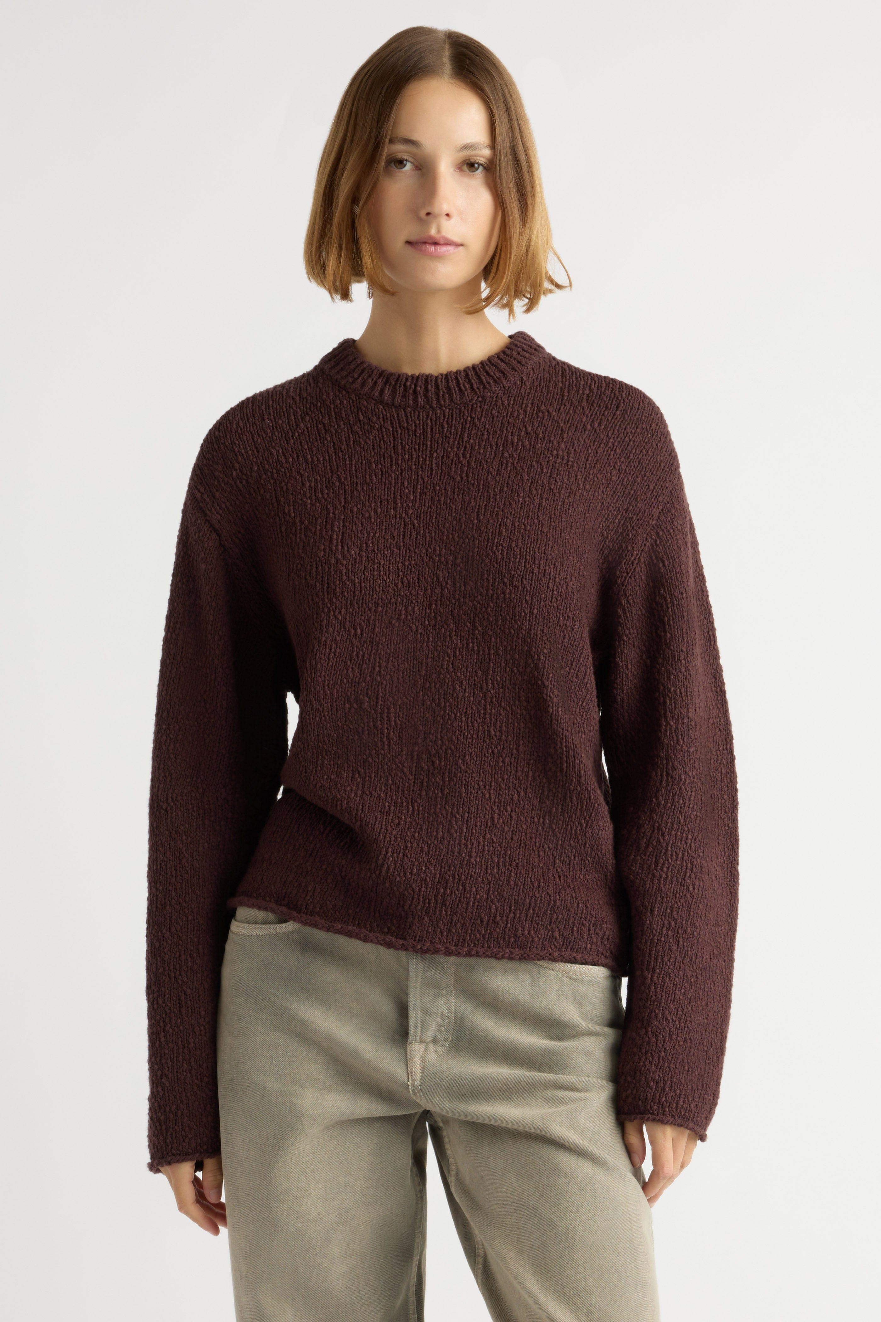 Sonya Textured Organic Cotton Sweater - image 2