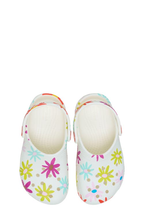 Crocs Kids' Daisy Classic Clog In Gray