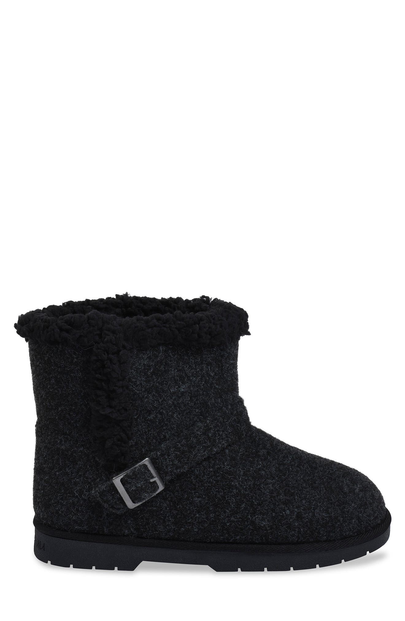 GAAHUU Buckled Faux Shearling Lined Boot, Alternate, color, 