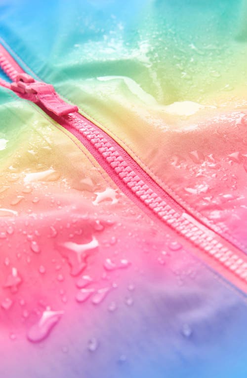 Next Kids' Rainbow Puddlesuit In Pink