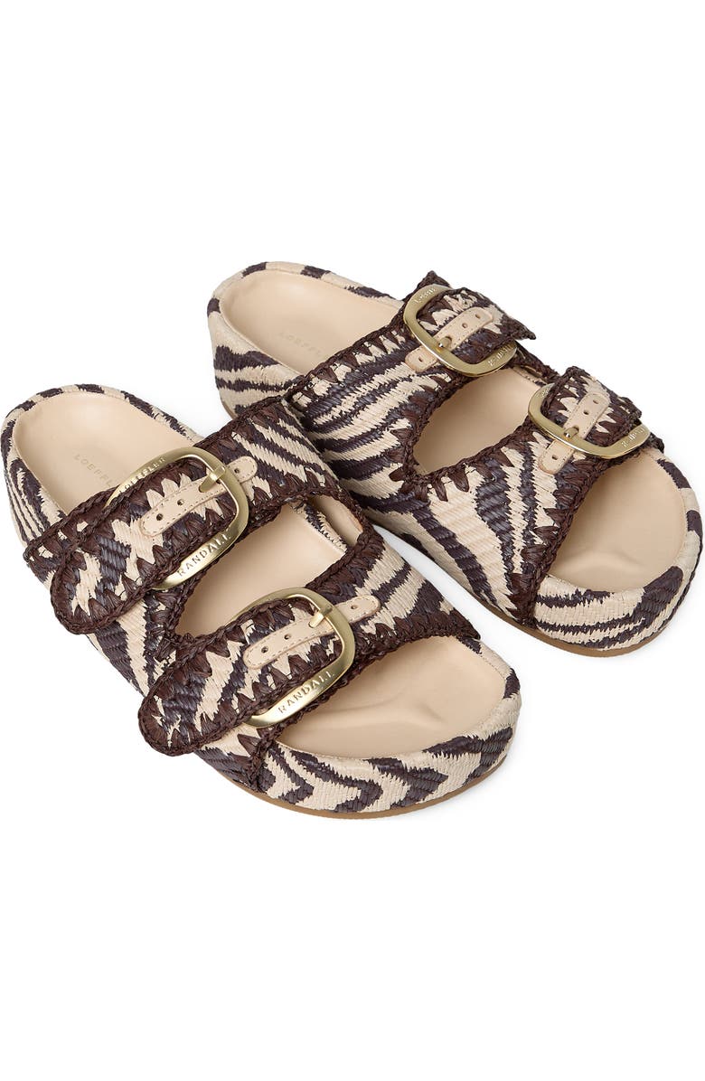 Loeffler Randall Nico Platform Sandal, Alternate, color, Vintage Zebra