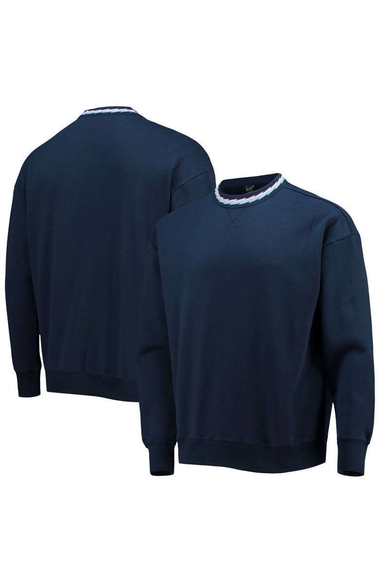 adidas Men's adidas Navy Arsenal Lifestyle Pullover Sweatshirt, Main, color, 