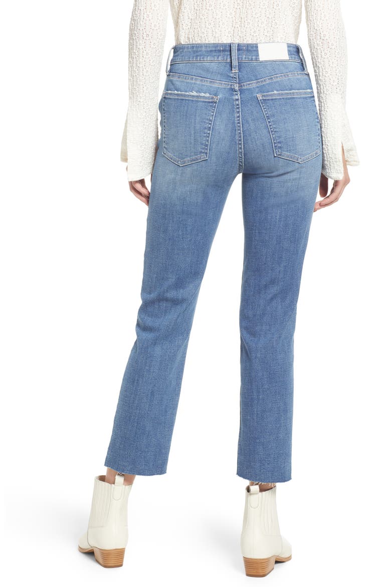 Monroe High Waist Slim Cigarette Jeans, Alternate, color, SUMMIT