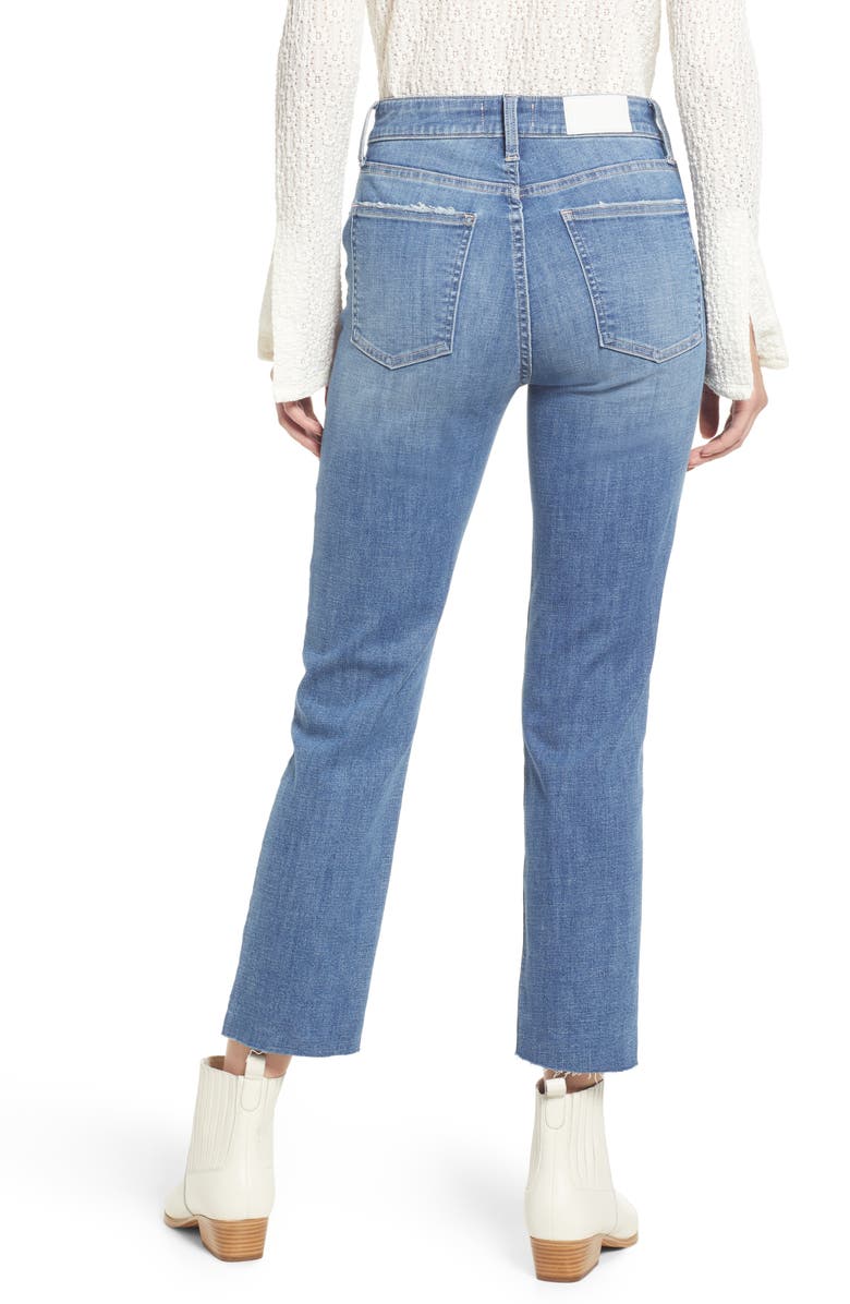 Pistola Monroe High Waist Slim Cigarette Jeans, Alternate, color, Summit