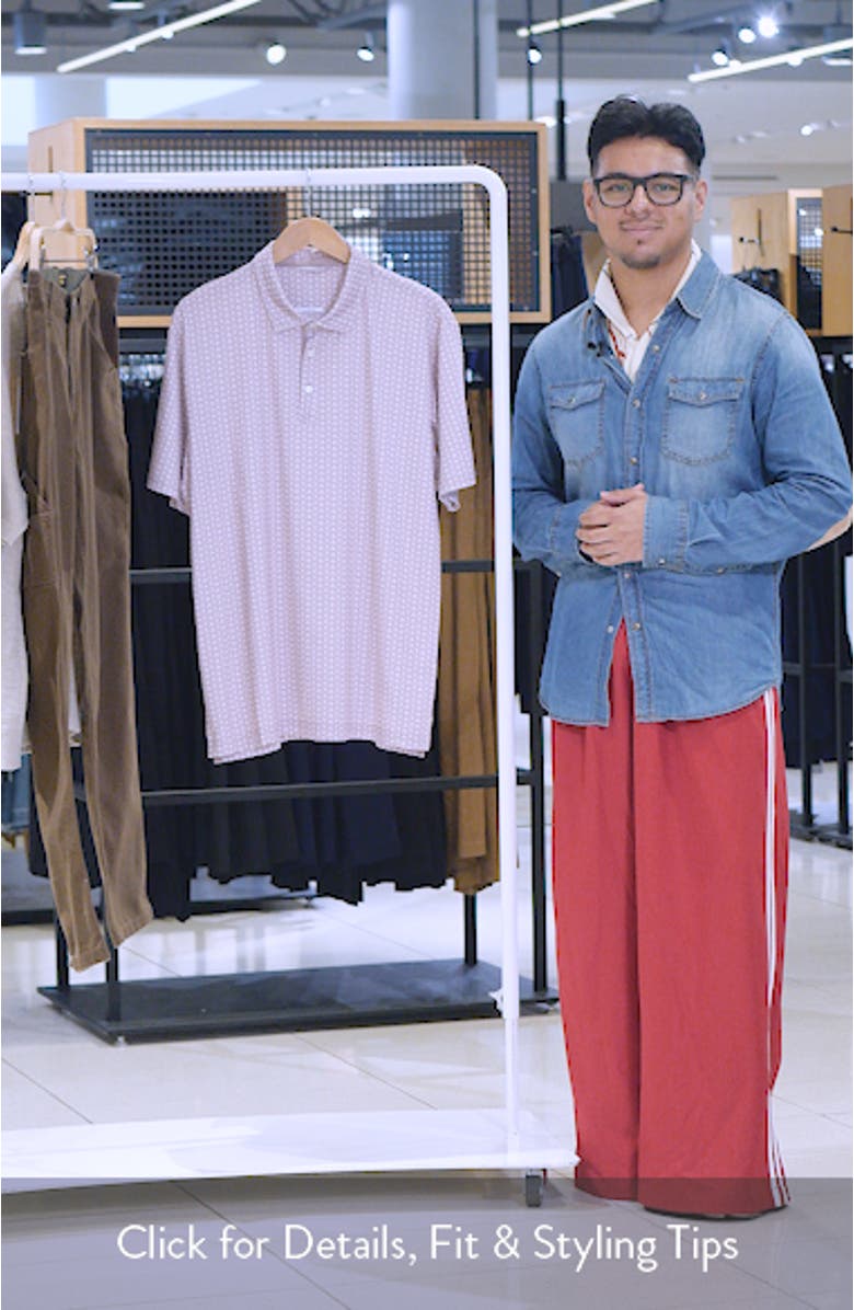 Seashell Print Polo, sales video thumbnail