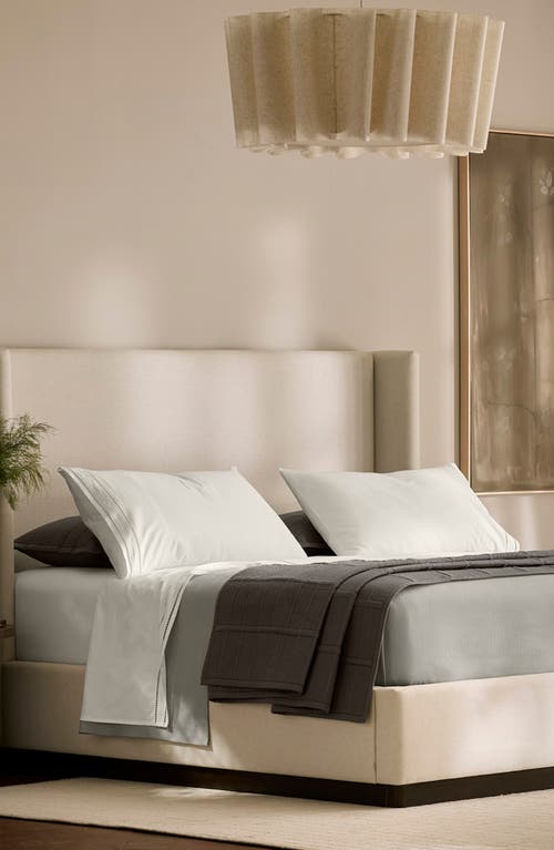 Boll & Branch Signature Ladder Stitch Organic Cotton Sheet Set In White/white