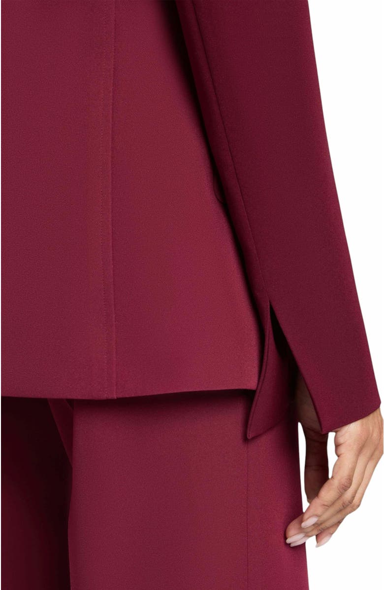 Santorelli JESS Single Button Peak Lapel Jacket with Seam Detail in Soft Stretch Crepe, Alternate, color,