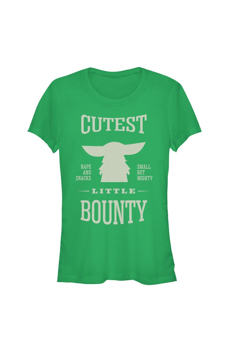 Star Wars: The Mandalorian and Grogu Junior's Star Wars The Mandalorian and Grogu Cutest Little Bounty  Graphic T-Shirt, Main, color, Kelly Green