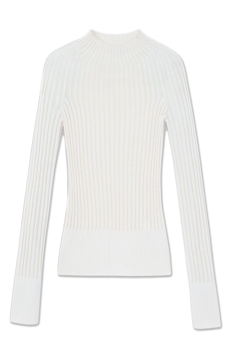 Lafayette 148 New York Sunburst Funnel Neck Sweater, Alternate, color, 