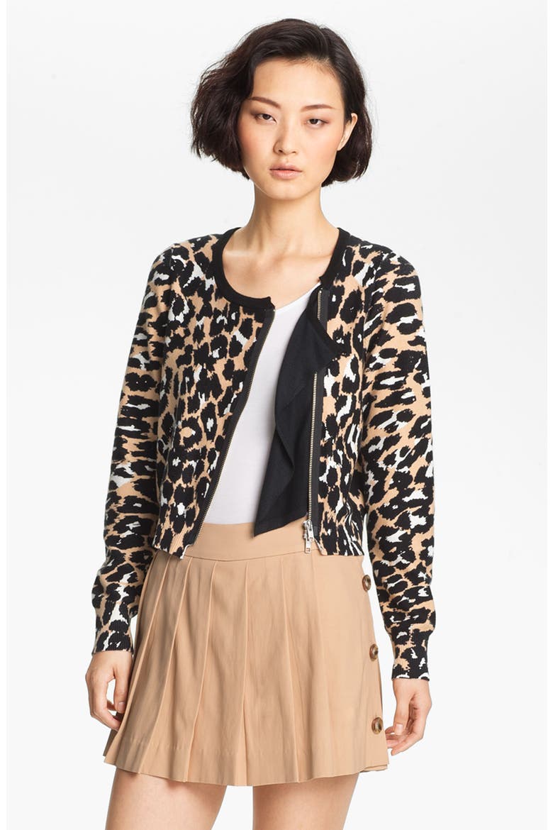 Animal Print Cardigan, Alternate, color, ANIMAL