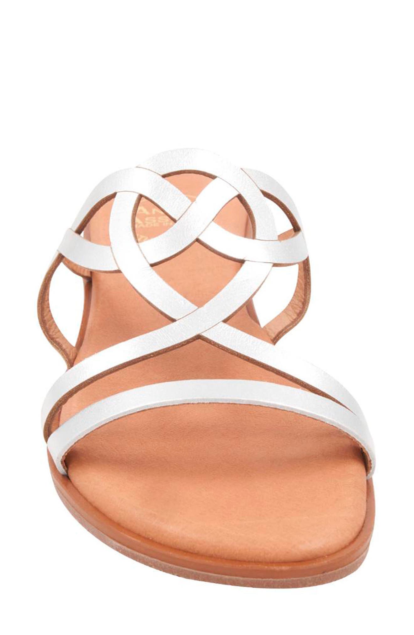 André Assous Glory Strappy Sandal, Alternate, color, Silver