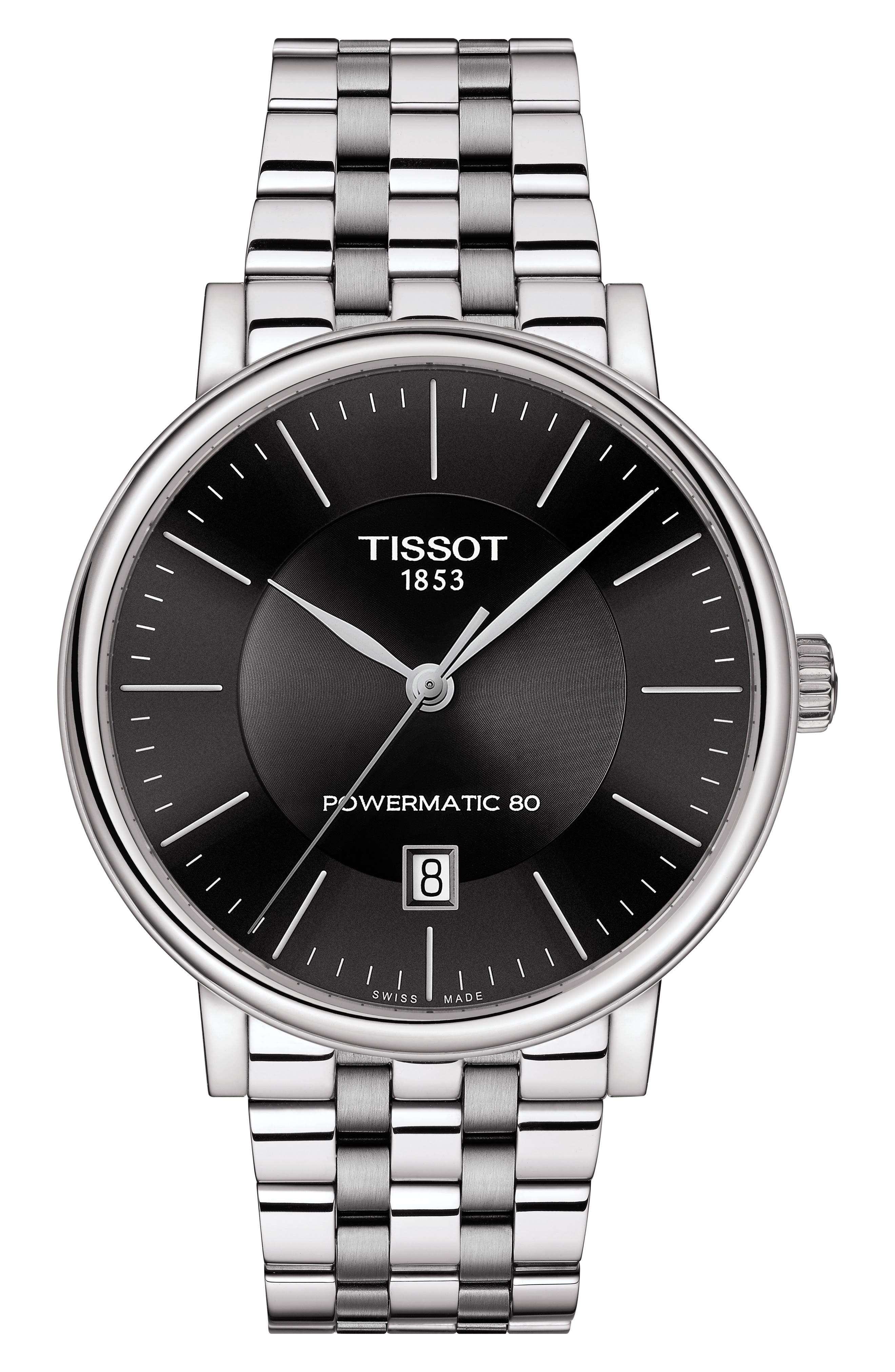 T-Classic Carson Powermatic Bracelet Watch, 40mm