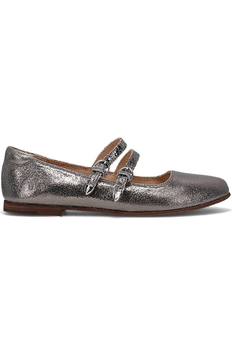 Frye Carson Mary Jane Flat, Alternate, color, Gunmetal