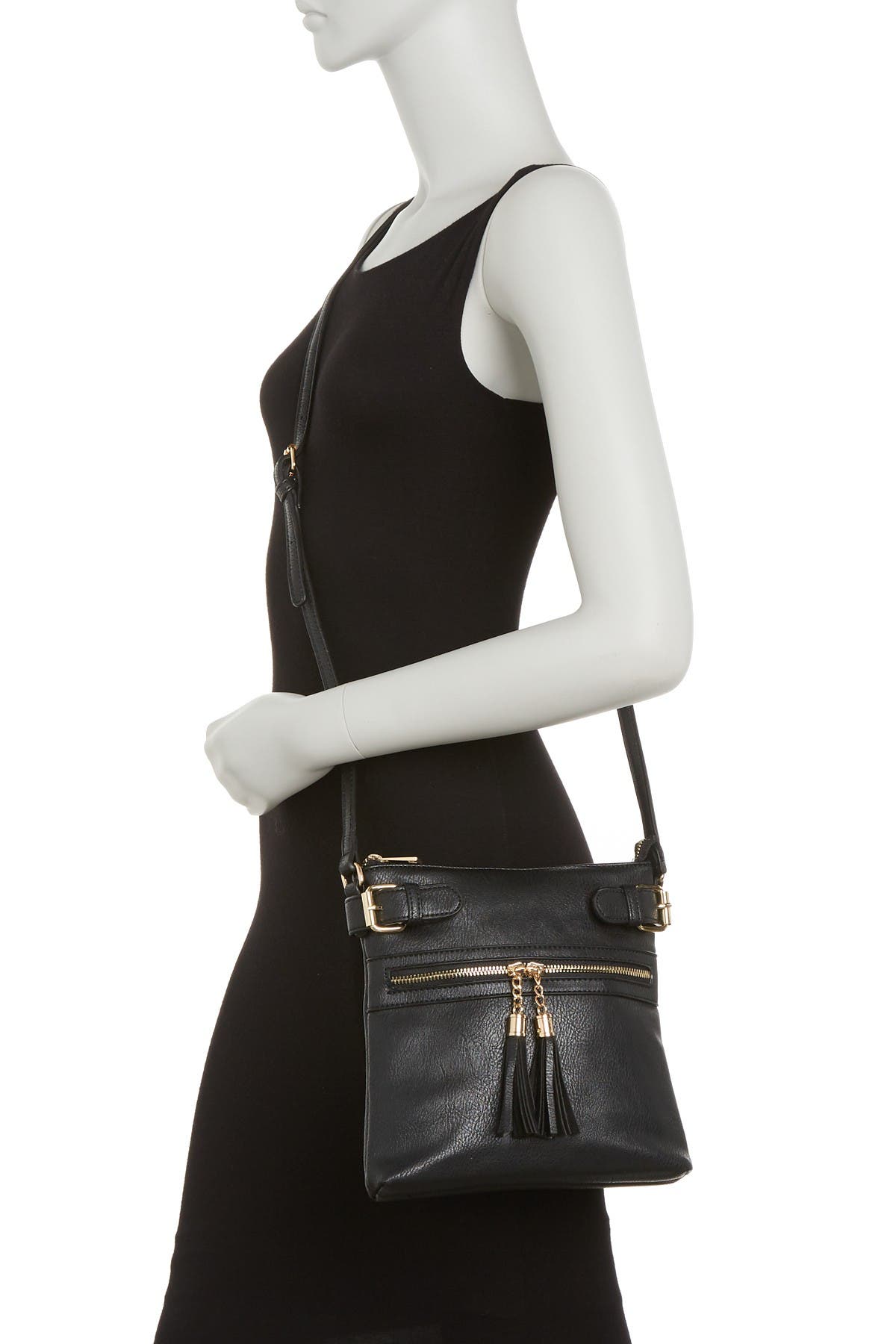 Emperia Tassel North/South Crossbody Bag, Alternate, color, 