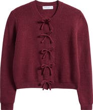 Petal & Pup Wilde Bow Front Cardigan