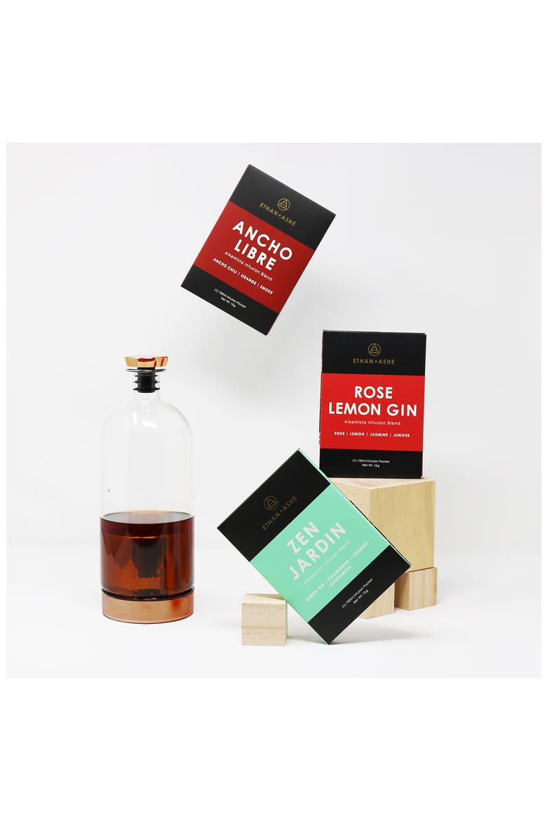 Alkemista Infusion Vessel & Cocktail Blend Starter Kit, Main, color, COPPER