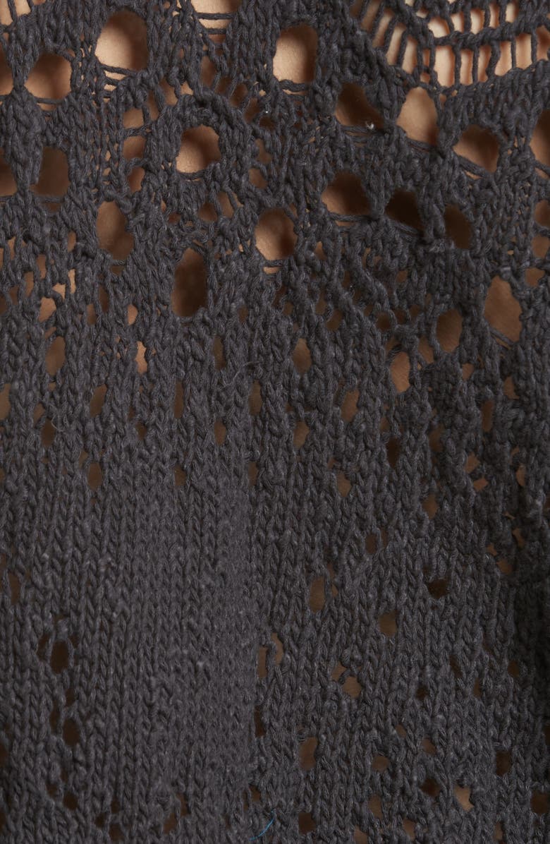 Free People Traveling Lace Sweater, Alternate, color,