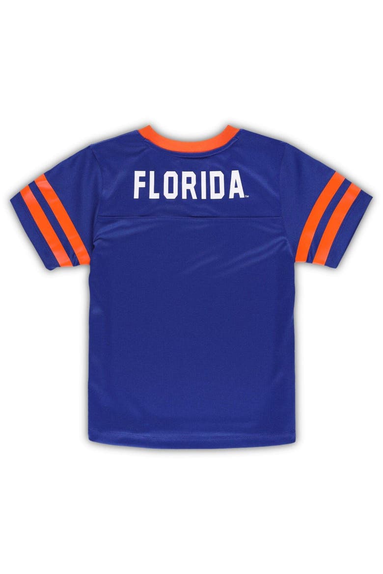 Preschool Royal/Orange Florida Gators Red Zone Jersey & Pants Set, Alternate, color, Royal