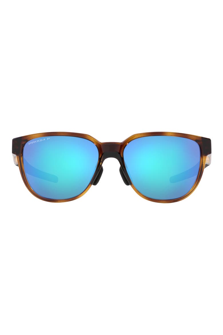 Actuator 57mm Prizm™ Polarized Rectangular Sunglasses, Main, color, TORTOISE
