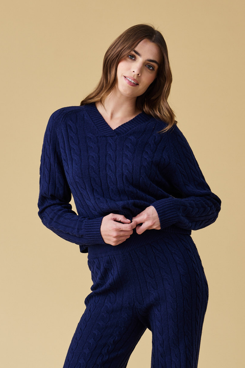 Merino Cashmere Lounge Sweater