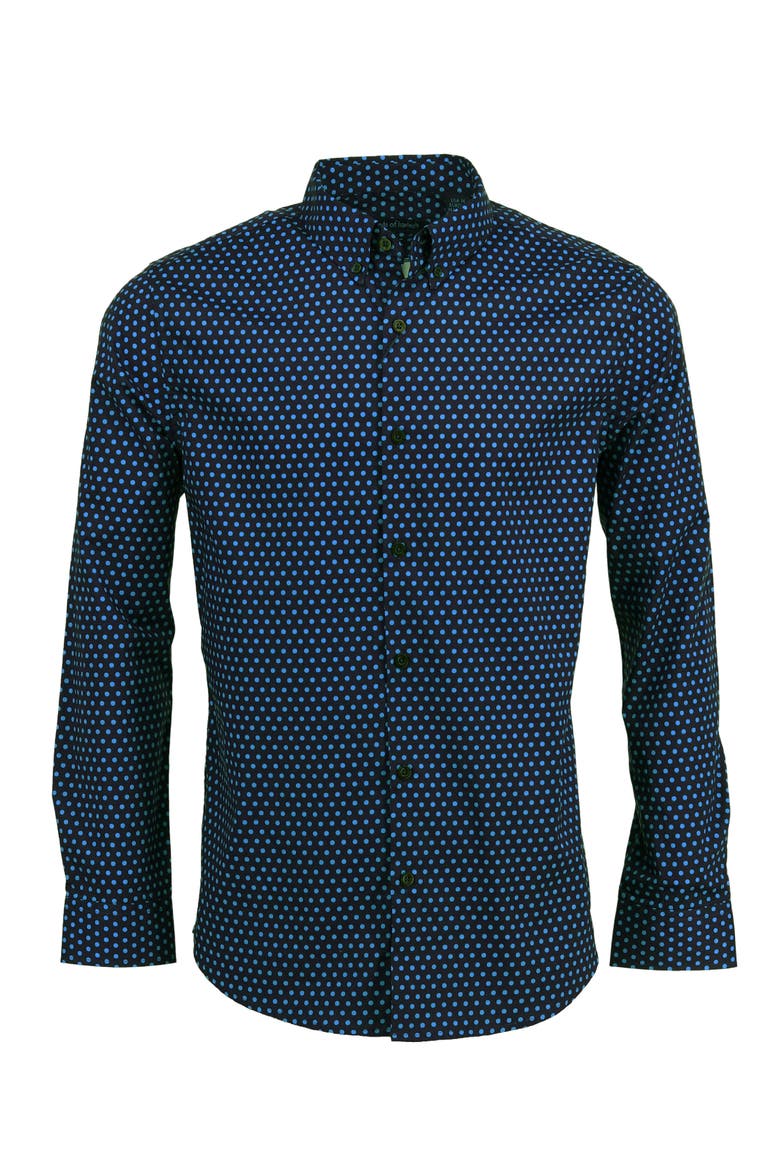 Mitchell Button-Up Shirt, Main, color, Purple