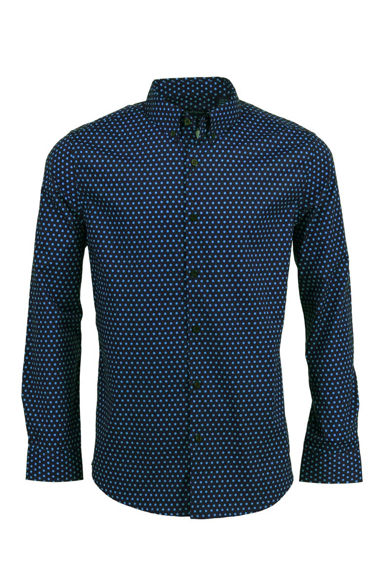 Lords of Harlech Mitchell Button-Up Shirt, Alternate, color, Purple