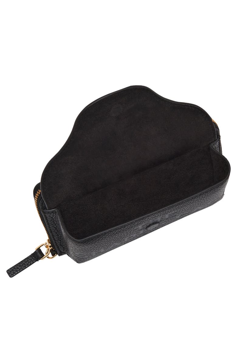 Marc Jacobs The Shades Leather Sunglasses Wristlet, Alternate, color, Black