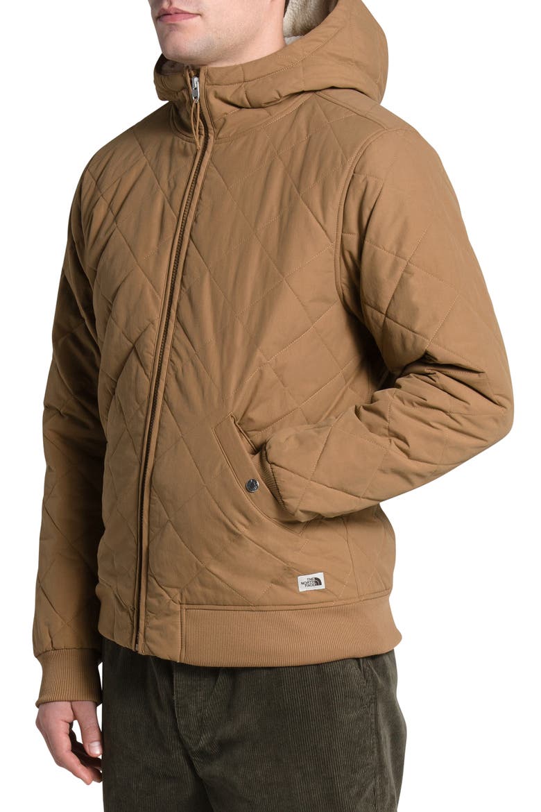 Cuchillo Water Resistant Full Zip Hoodie, Alternate, color, UTILITY BROWN