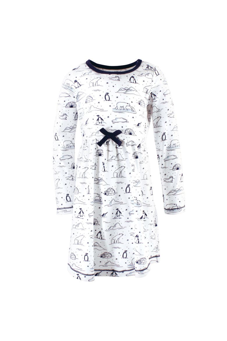 2Pk Long Sleeve Organic Dresses, Alternate, color, Arctic
