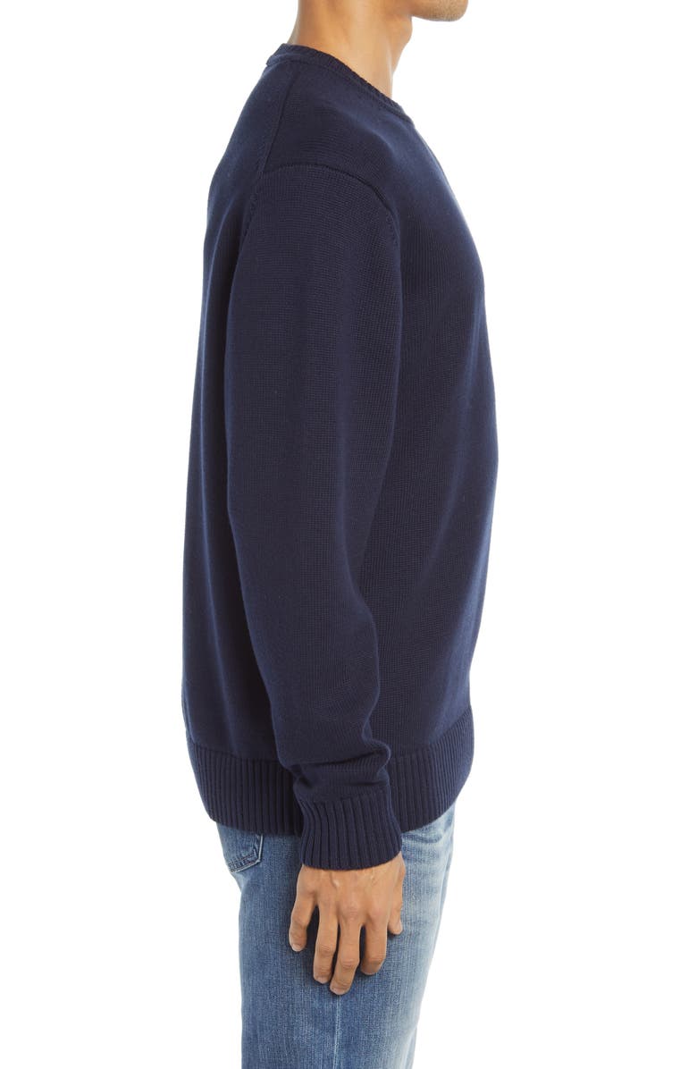Rodd & Gunn Crewneck Cotton Sweater, Alternate, color, Sapphire