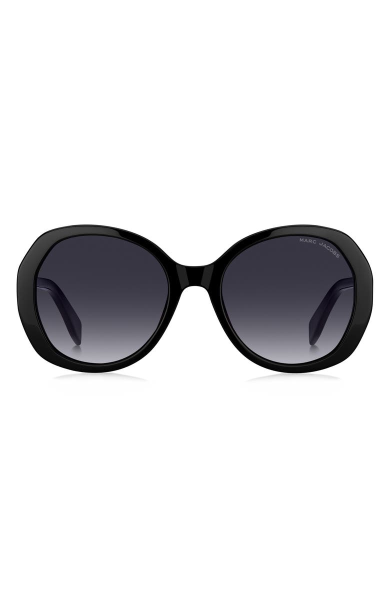 Marc Jacobs 55mm Gradient Oval Sunglasses, Main, color, 