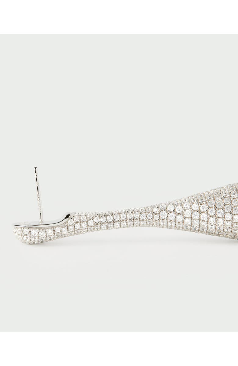 PDPAOLA Pavé Glacier earrings, Alternate, color, Pavé