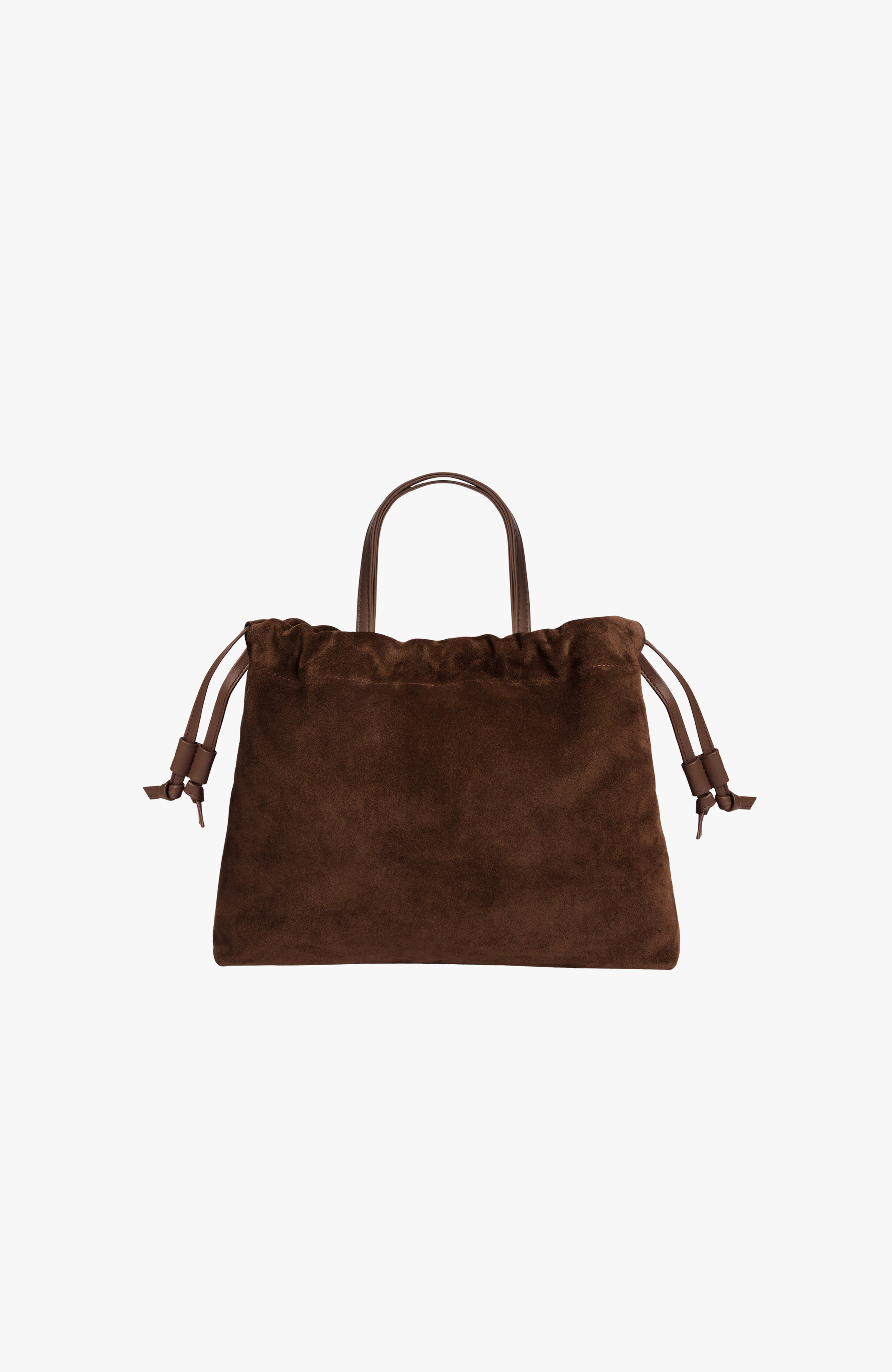 Medium Asisi Convertible Suede Crossbody, Main, color, Chocolate Suede
