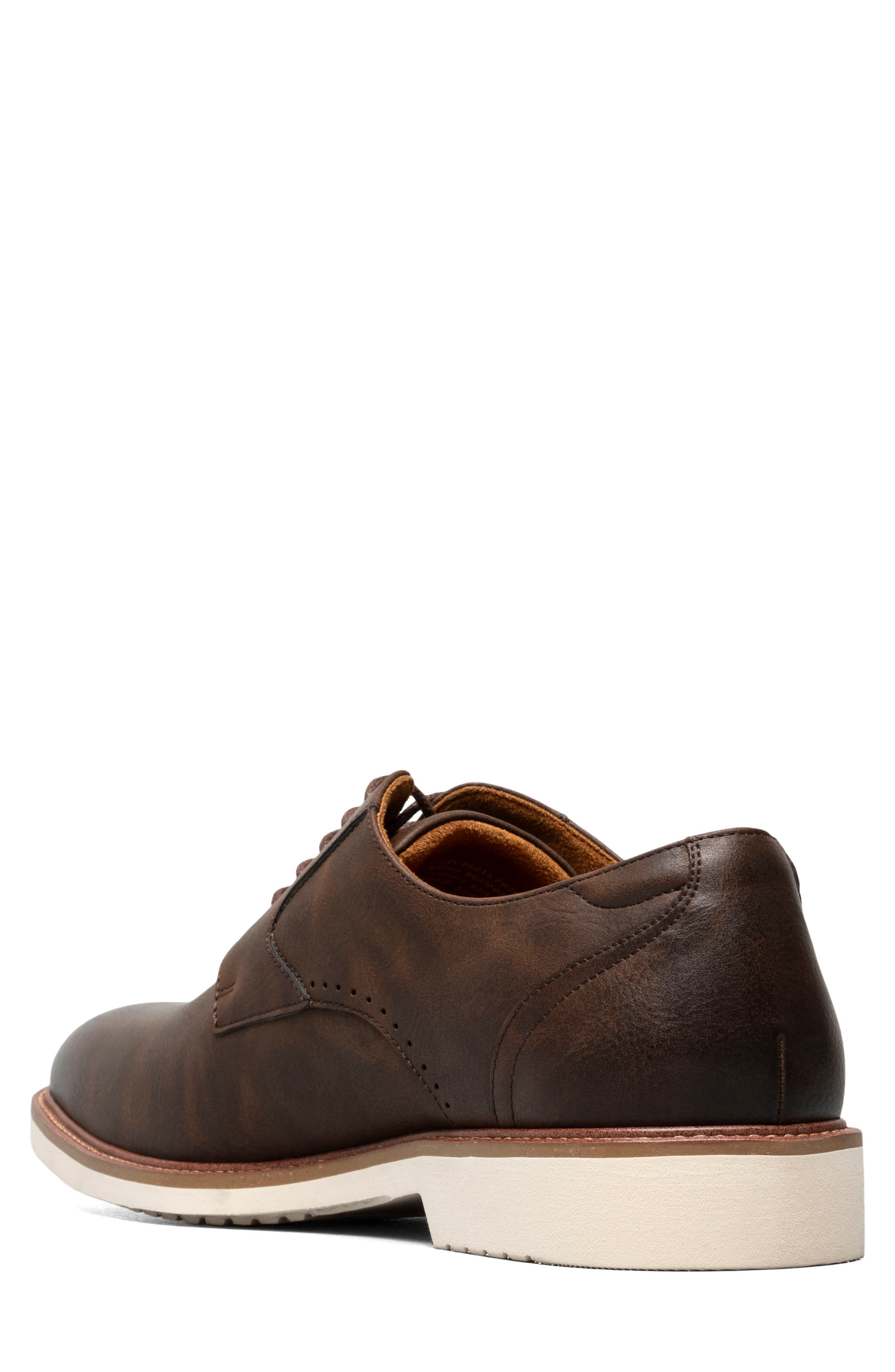 Stacy Adams Vinson Plain Toe Derby, Alternate, color, Brown