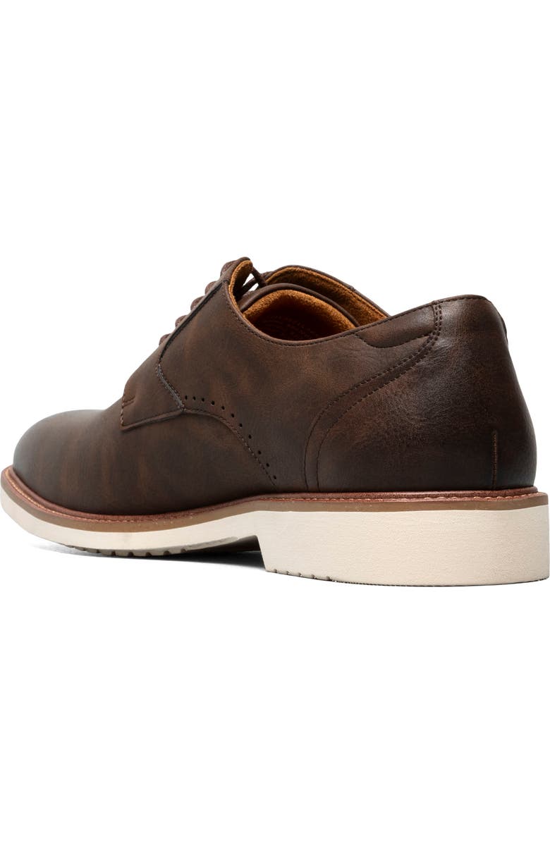 Stacy Adams Vinson Plain Toe Derby, Alternate, color, Brown