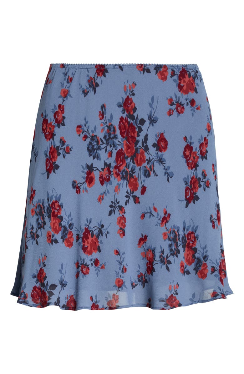 Reformation Brandy Floral Skirt, Alternate, color, Martine
