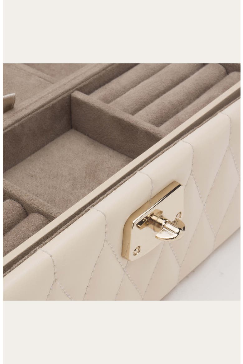 Caroline Small Travel Jewelry Case, Alternate, color, IVORY