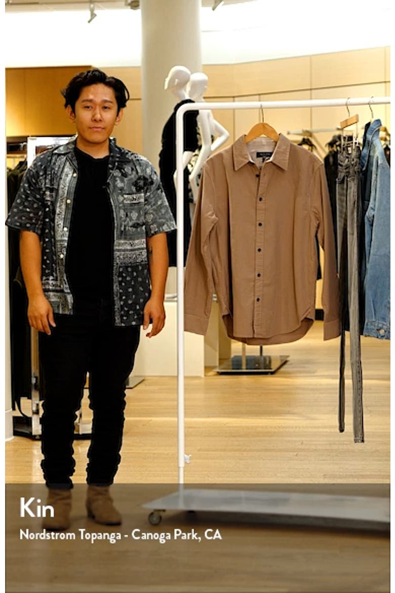 Finch Corduroy Button-Up Shirt video
