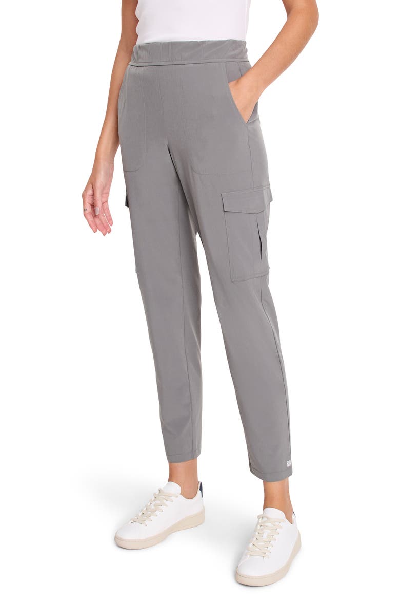 Tech Stretch Ankle Cargo Pants, Main, color, DARK OLIVE