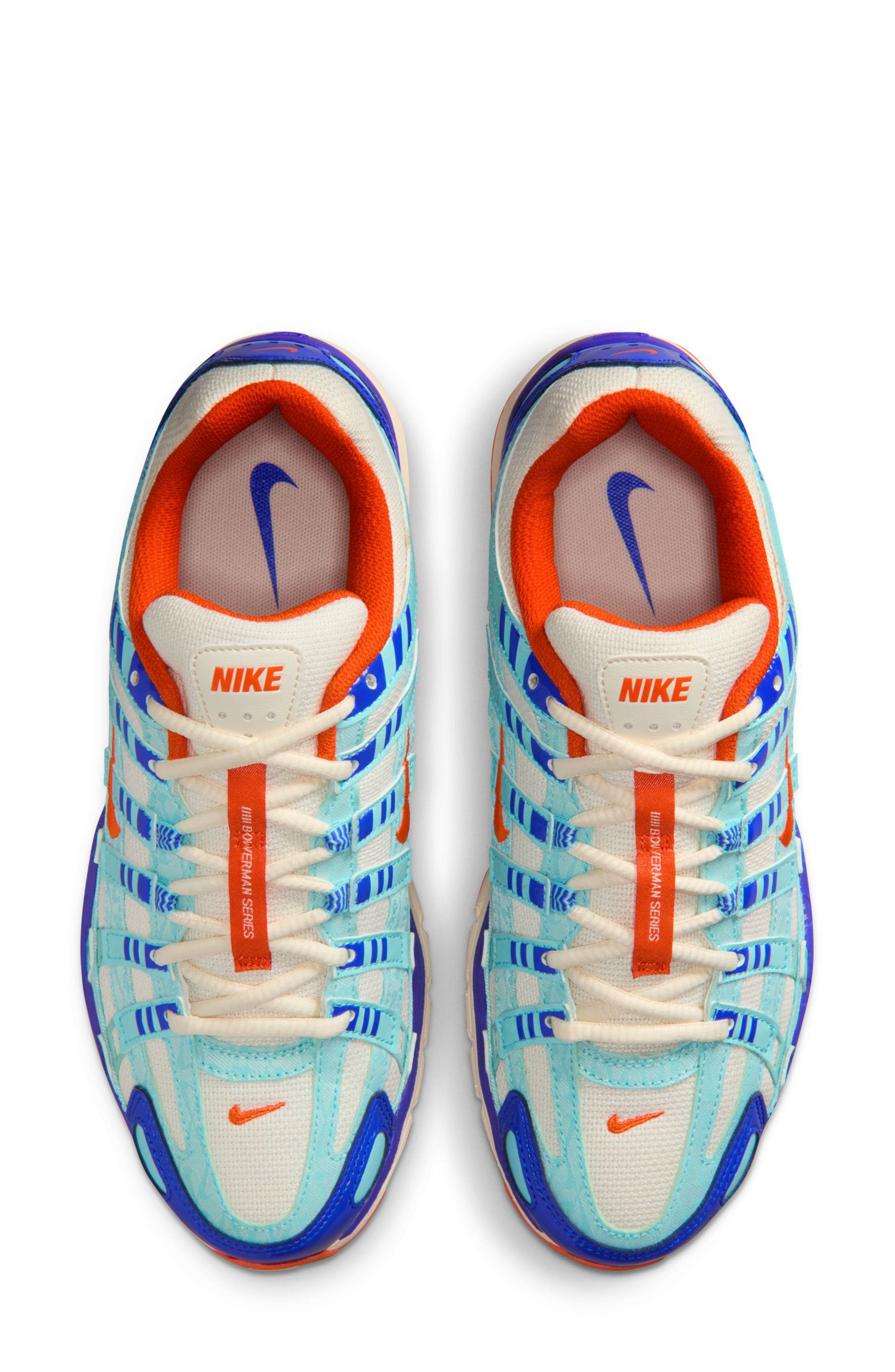 Nike P-6000 Sneaker, Alternate, color, Summit White/ Orange/ Blue