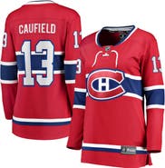 FANATICS Women's Fanatics Cole Caufield Red Montreal Canadiens Home Premier Breakaway Player Jersey Breakaway Jersey